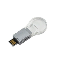 Memoria USB plastica en forma de foco