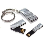Memoria USB metalica giratoria mini
