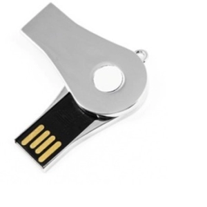Memoria USB giratoria metalica mini