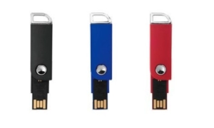 Memoria USB giratoria plastica mini con suiche