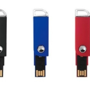 Memoria USB giratoria plastica mini con suiche