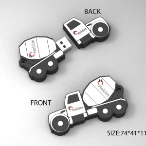 Memoria USB en PVC 2D diseño Camion Mezclador