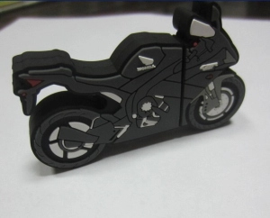 Memoria USB en PVC 2D diseño Motocicleta