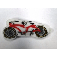 Memoria USB en PVC 2D diseño Bicicicleta