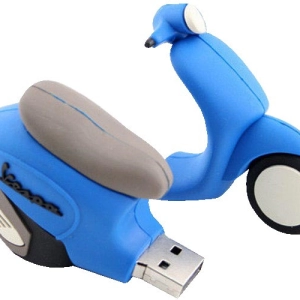 Memoria USB en PVC 3D diseño Motoneta