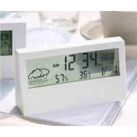 Reloj LCD Multifuncional, con Alarma,Temperatura y Calendario