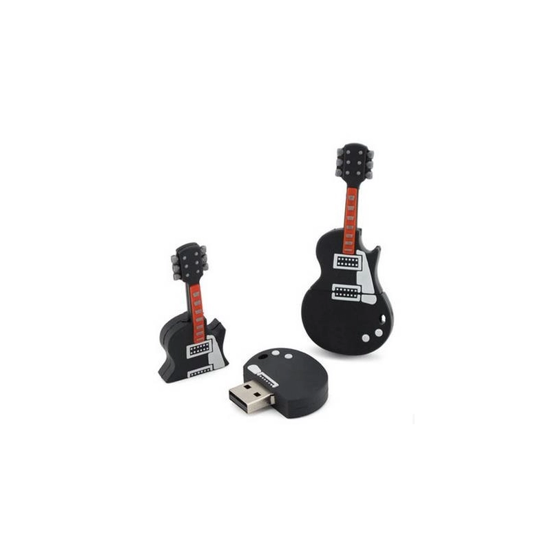 Memoria USB PVC 2D forma de Guitarra
