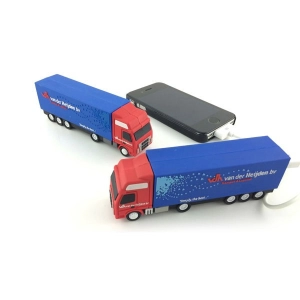 Cargador Power Bank en PVC en 3D en diseño especial de Camion