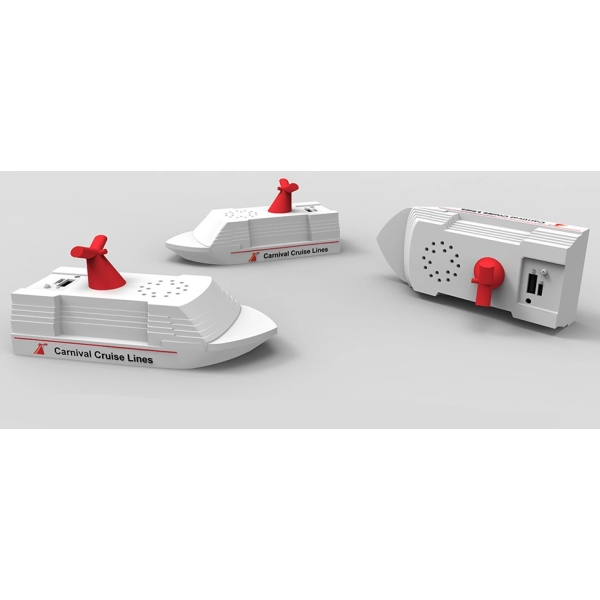 Cargador Power Bank en PVC en 3D en diseño especial de Barco