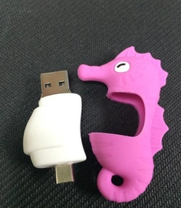 Memoria USB PVC 3D diseño requerido, con OTG