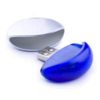 Memoria USB plastica redonda