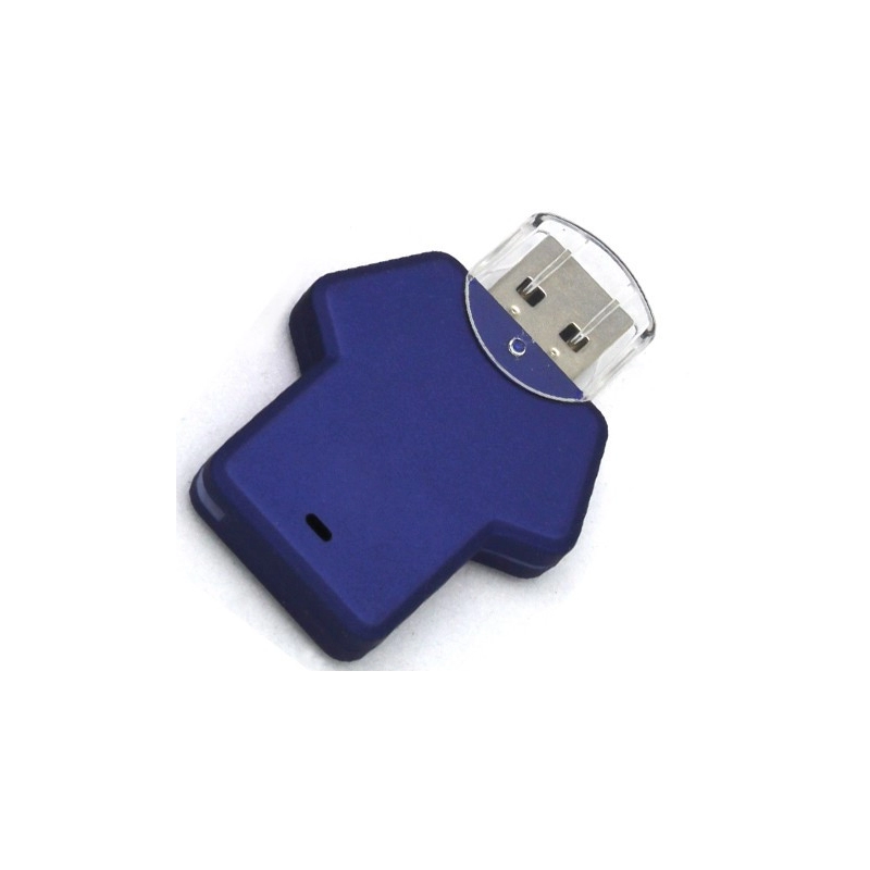 Memoria USB plastica en forma de Camiseta