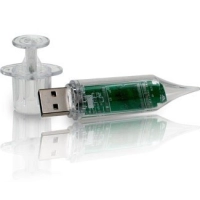 Memoria USB plastica en forma de Jeringa