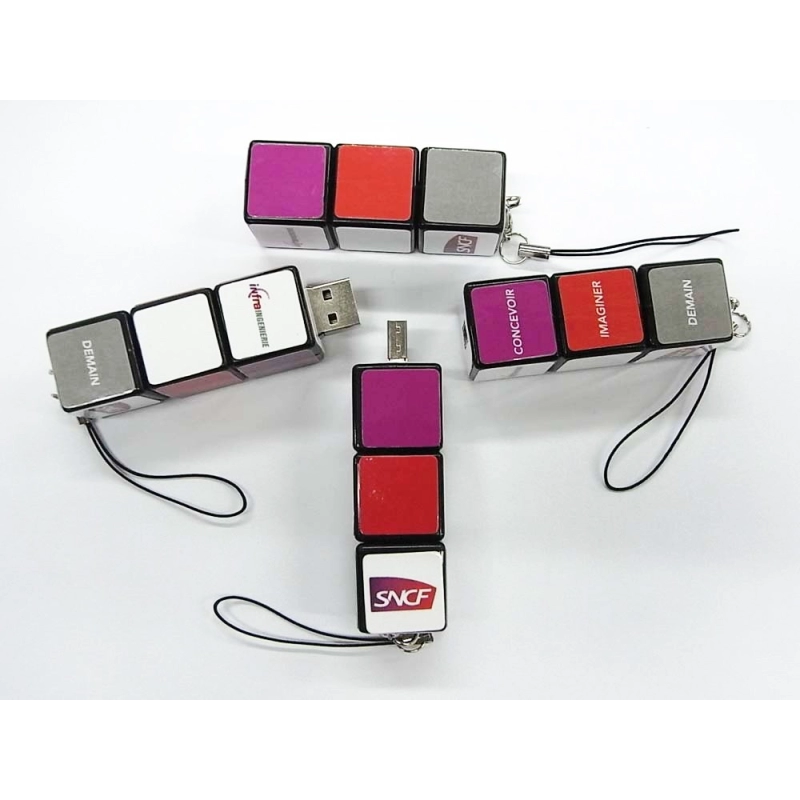 Memoria USB plastica Rompecabezas Rubik