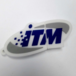 Memoria USB PVC 2D diseño logo ITM