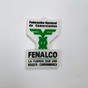 Memoria USB PVC 2D diseño logo Fenalco