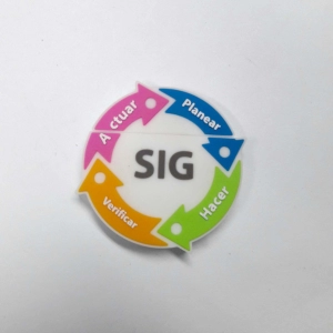 Memoria USB en PVC 2D diseño logo SIG