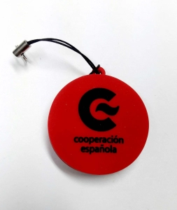 Memoria USB en PVC 2D diseño logo Cooperacion Española