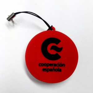 Memoria USB en PVC 2D diseño logo Cooperacion Española