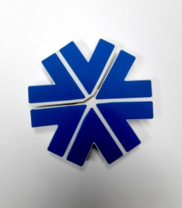 Memoria USB en PVC 2D diseño logo Hexagonal