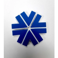 Memoria USB en PVC 2D diseño logo Hexagonal