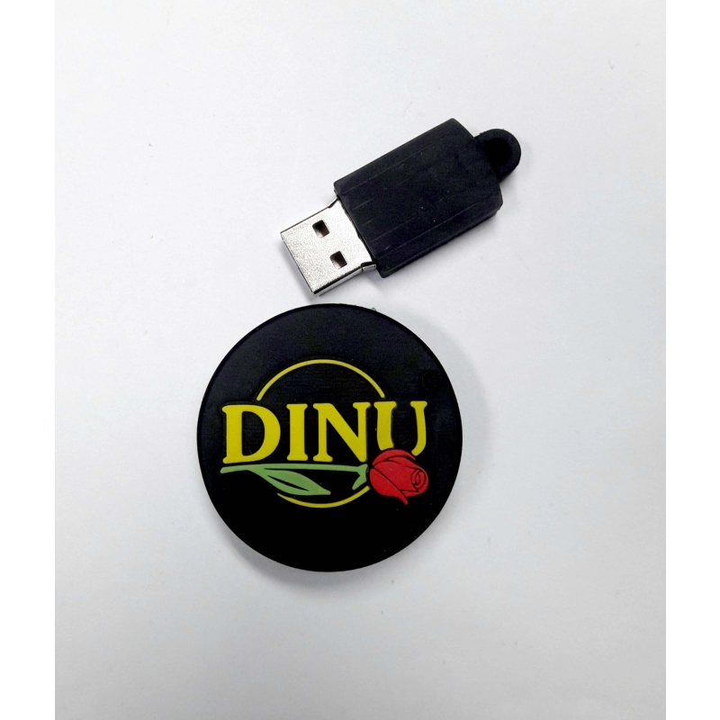 Memoria USB en PVC 2D diseño logo DINU