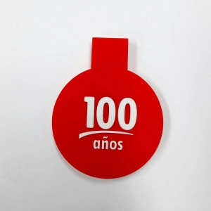 Memoria USB en PVC 2D diseño logo 100 años