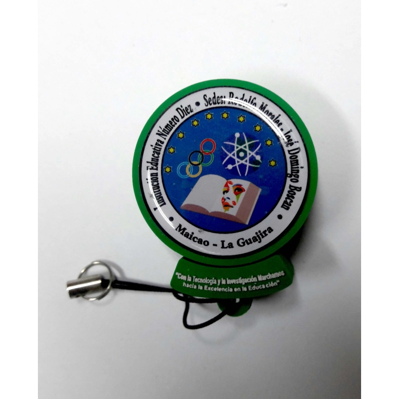 Memoria USB en PVC 2D diseño logo Institucion Educativa #10