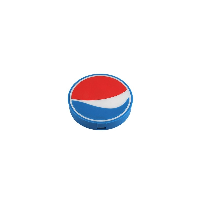 Cargador Inalambrico en PVC 2D diseño personalizado de Logo Pepsi