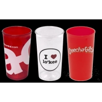 Vaso Redondo 10 onzas, 295 ml, 11.8 x 6.9 cmts, en Poliestireno Cristal