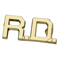 Pin Metalico letras en alto relieve