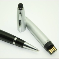 Memoria USB Boligrafo metalico con stylus