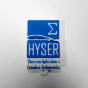 Memoria USB en PVC 2D diseño Logo Hyser