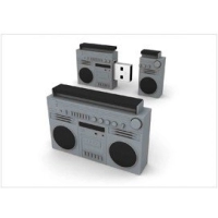 Memoria USB en PVC 3D diseño Boombox