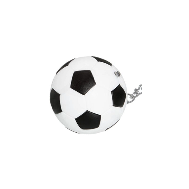 Llavero Linterna Soccer, plastico, con luz LED, de 4 cmts de diametro
