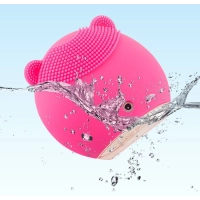 Cepillo Ultrasonico Facial de Limpieza en Silicona.