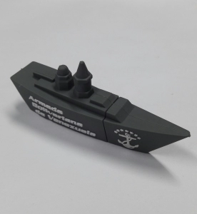 Memoria USB en PVC 3D diseño Barco Armada Bolivariana