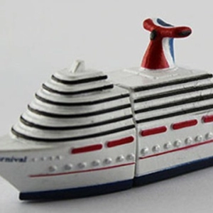 Memoria USB en PVC 3D diseño Barco Crucero Carnival