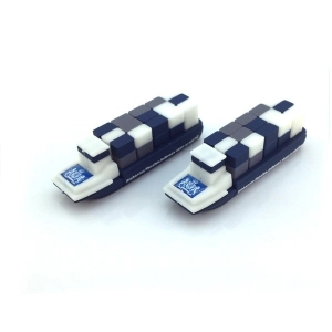 Memoria USB en PVC 3D diseño Barco Porta Contenedor
