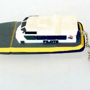 Memoria USB en PVC 3D diseño Lancha Piloto