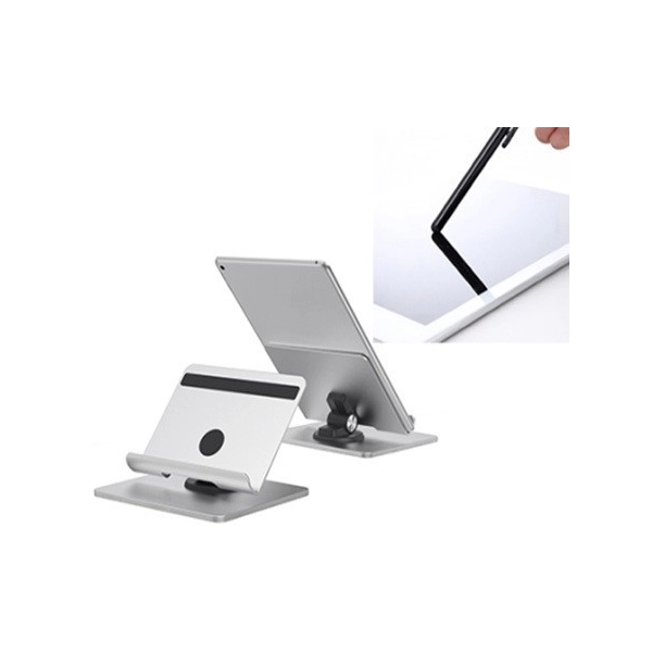 Stand Metalico para Celular y Tablet, tamaño 11.9 x 10 x 4.5 cmts
