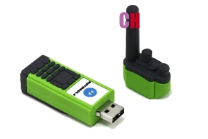 Memoria USB en PVC 3D diseño Radio Telefono