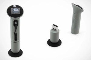 Memoria USB en PVC 3D diseño Pod de Servicio