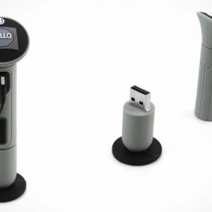 Memoria USB en PVC 3D diseño Pod de Servicio