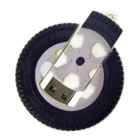 Memoria USB en PVC 2D diseño Llanta