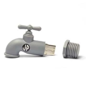 Memoria USB en PVC 3D diseño Grifo de Agua