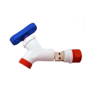 Memoria USB en PVC 3D diseño Grifo de Agua