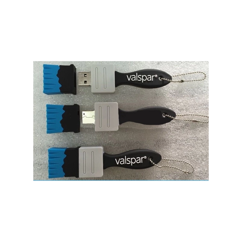 Memoria USB en PVC 2D diseño Brocha