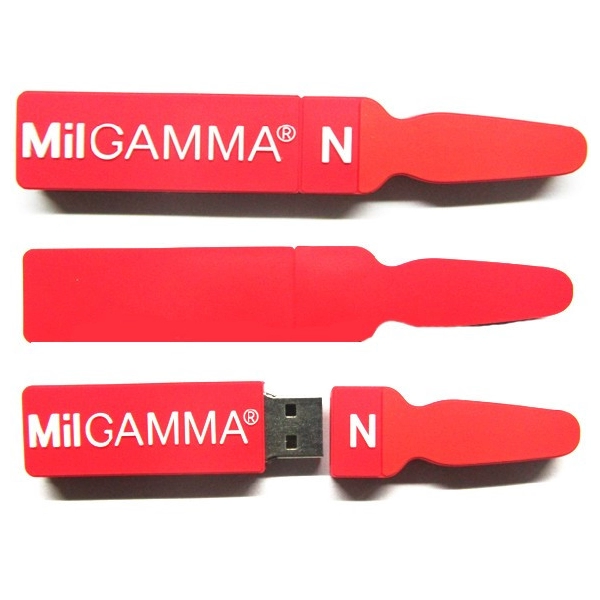 Memoria USB en PVC 2D diseño Lima para Pulir