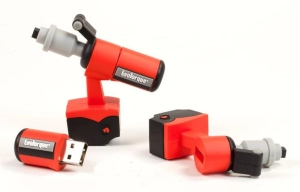 Memoria USB en PVC 3D diseño Taladro